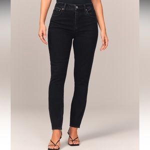 Abercrombie Black Curve Love High Rise Skinny Jean